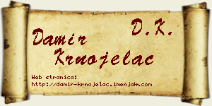 Damir Krnojelac vizit kartica